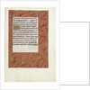 Decorated Text Page by Anonymous