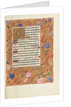 Decorated Text Page by Anonymous