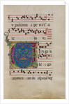 Decorated Initial V by Anonymous