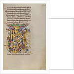 Initial V: The Descent of the Holy Spirit by Anonymous