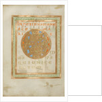 Decorated Incipit Page by Anonymous