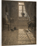 Le chat or The Cat at the Window by Jean-François Millet