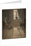 Le chat or The Cat at the Window by Jean-François Millet