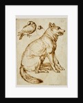 A Wolf and Two Doves by Sinibaldo Scorza