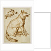 A Wolf and Two Doves by Sinibaldo Scorza
