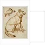 A Wolf and Two Doves by Sinibaldo Scorza