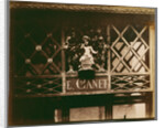 Au Petit Bacchus, rue St. Louis en l'Ile, 61 (Shop Sign, rue St. St. Louis en l'Ile) by Eugène Atget