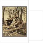 Versailles. Bosquet de l'Arc de Triomphe. Groupe par Tuby. (France Triumphant, by Jean-Baptiste Tuby, Versailles) by Eugène Atget