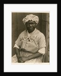 Black Woman in Cap and Gingham Dress by Doris Ulmann
