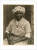 Black Woman in Cap and Gingham Dress by Doris Ulmann
