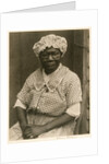 Black Woman in Cap and Gingham Dress by Doris Ulmann
