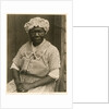 Black Woman in Cap and Gingham Dress by Doris Ulmann