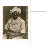 Black Woman in Cap and Gingham Dress by Doris Ulmann