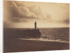 Lighthouse and Jetty, le Havre by Gustave Le Gray