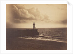 Lighthouse and Jetty, le Havre by Gustave Le Gray