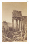 Peristyle, Temple of Bacchus, Baalbek by Gustave Le Gray