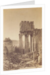 Peristyle, Temple of Bacchus, Baalbek by Gustave Le Gray