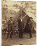 President Lincoln, United States Headquarters, Army of the Potomac, near Antietam by Alexander Gardner