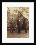 President Lincoln, United States Headquarters, Army of the Potomac, near Antietam by Alexander Gardner