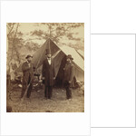 President Lincoln, United States Headquarters, Army of the Potomac, near Antietam by Alexander Gardner