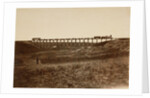 Trestle Bridge Near Fort Harker, Kansas by Alexander Gardner