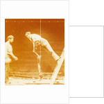 Study of Muscular Action: Young Man Leaning on a Horse's Leg by Thomas Eakins