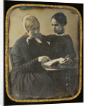 Woman Reading to a Girl by Anonymous