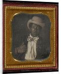 Portrait of a black man wearing a bow tie by Anonymous
