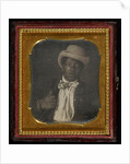 Portrait of a black man wearing a bow tie by Anonymous