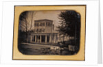 Three-Story House with Classical Porch by Anonymous
