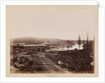 Oswego Iron Works, Willamette River by Carleton Watkins