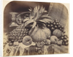 Still Life with Fruit and Decanter by Roger Fenton