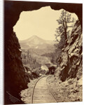 Cameron's Cone from Tunnel 4, Colorado Midland Railway by William Henry Jackson