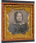 Portrait of an older Native American woman by Anonymous