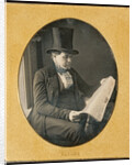 Portrait of a Man Reading a Newspaper by John Plumbe