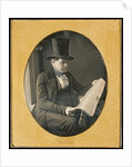 Portrait of a Man Reading a Newspaper by John Plumbe