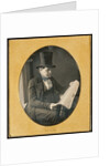 Portrait of a Man Reading a Newspaper by John Plumbe