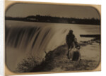 Portrait of a Couple at Niagara Falls in Waterproof Clothing by Henry Hollister
