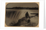 Portrait of a Couple at Niagara Falls in Waterproof Clothing by Henry Hollister