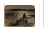 Portrait of a Couple at Niagara Falls in Waterproof Clothing by Henry Hollister