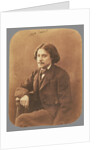 Alphonse Daudet by Nadar [Gaspard Félix Tournachon]