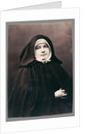 Supérieure, Petites Soeurs des Pauvres (Superior, Little Sisters of the Poor) Mère Marie Janet (MMA title) by Nadar [Gaspard Félix Tournachon]