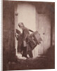 Organ Grinder at 21, quai Bourbon, Ile Saint-Louis, Paris by Charles Nègre
