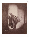 Organ Grinder at 21, quai Bourbon, Ile Saint-Louis, Paris by Charles Nègre