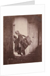 Organ Grinder at 21, quai Bourbon, Ile Saint-Louis, Paris by Charles Nègre