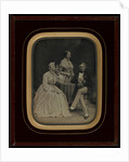 Portrait of Jean-Gabriel and Anna Eynard with Madame Charrière by Jean-Gabriel Eynard