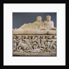 Sarcophagus with lid and 4 unjoined fragments by Anonymous
