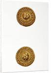 Pair of Disk Earrings by Anonymous