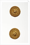 Pair of Disk Earrings by Anonymous