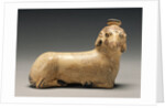 Proto-Corinthian Aryballos in the Shape of a Recumbent Ram by Anonymous
